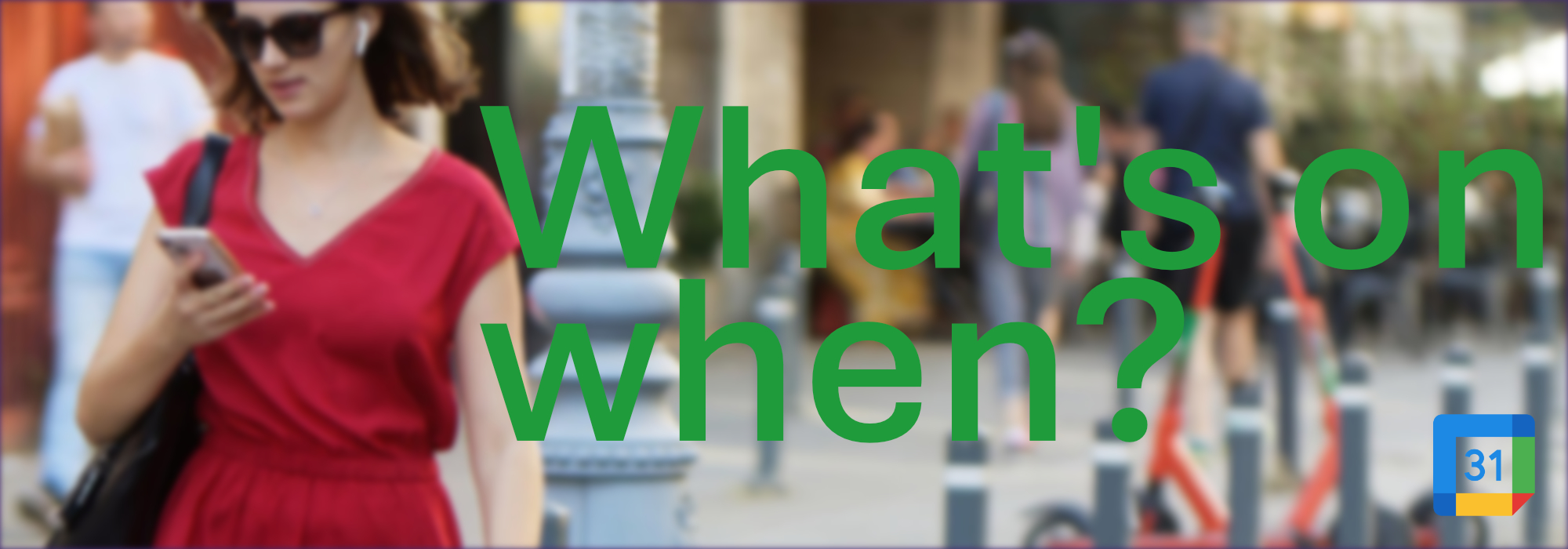 Tap to go to the WiM Google Calendar